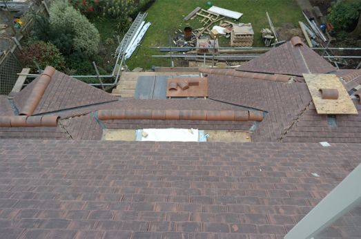 roof in refurbishment